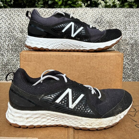 New Balance Fresh Foam 3000 V5 Turf Black Sneakers Shoes - Size 12 - T3000BK5 - Picture 1 of 7